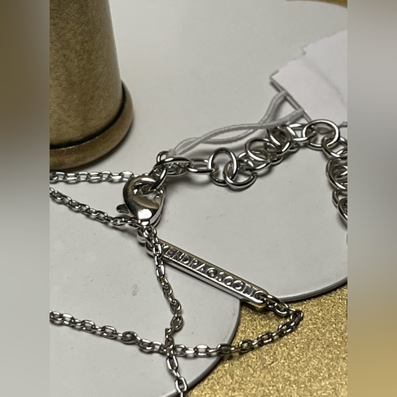 Kendra Scott Adjustable Rhodium Plated Henry Short Pendant Necklace w/White CZ - Picture 11 of 11